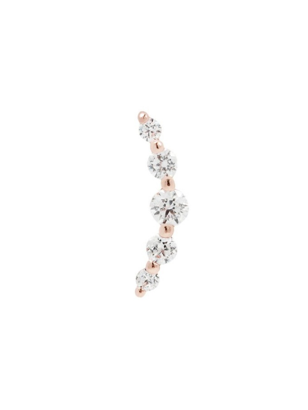 Eternal Threadless Rose Gold End by Buddha Jewelry